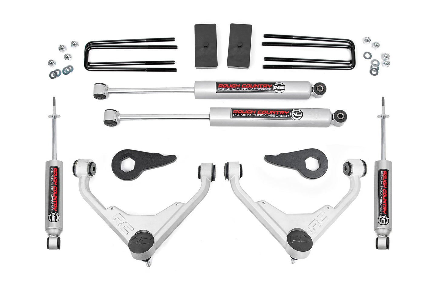 3 Inch Lift Kit | Chevrolet Silverado/GMC Sierra 2500HD | 1999-2004 | Rough Country | 8596N2