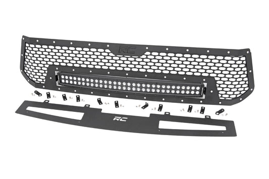 Mesh Grille | 30" Dual Row LED | Black | Toyota Tundra | 2014-2017 | Rough Country | 70226