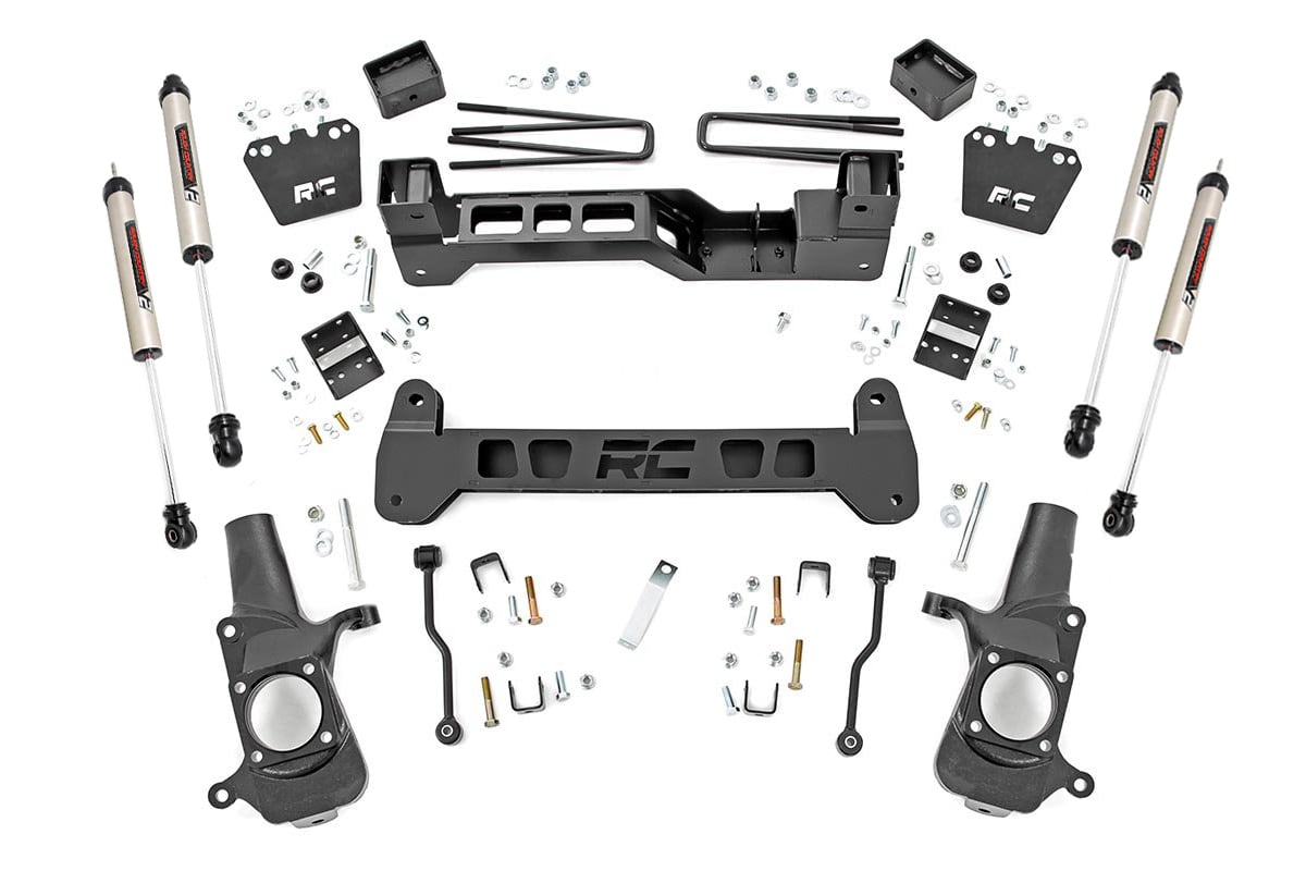 6 Inch Lift Kit | V2 | Chevrolet Silverado/GMC Sierra 2500HD 2WD | 2001-2010 | Rough Country | 22070