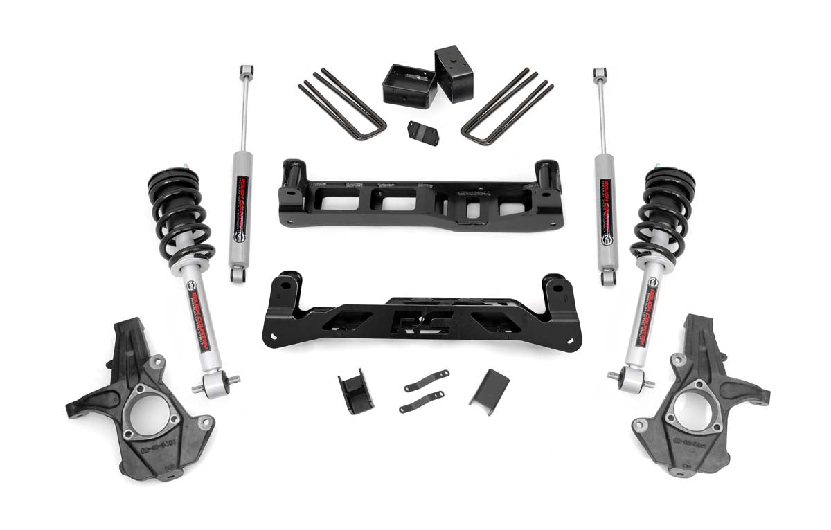 5 Inch Lift Kit | N3 Struts | Chevrolet Silverado/GMC Sierra 1500 | 2007-2013 | Rough Country | 26131