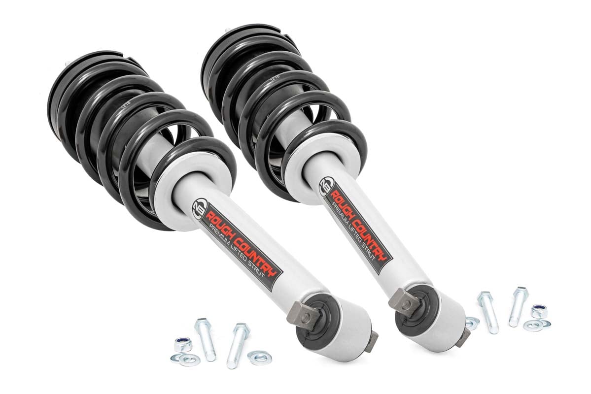 Loaded Strut Pair | 6 Inch | Chevy Silverado 1500 2WD/4WD | 2019-2022 | Rough Country | 501067