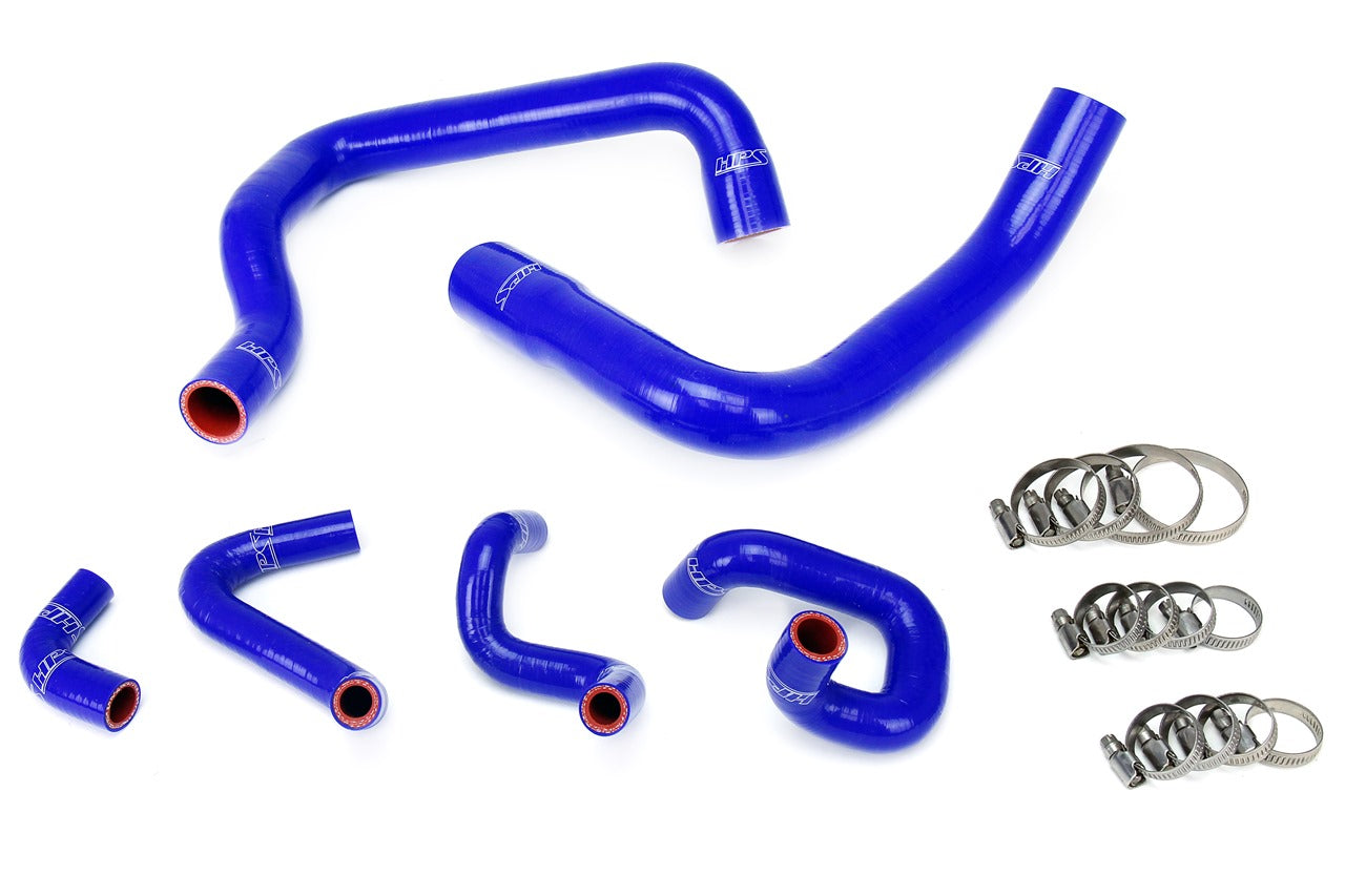 HPS 57-1010-BLUE Ford 1986-1993 Mustang GT / Cobra-Radiator + Heater Hose