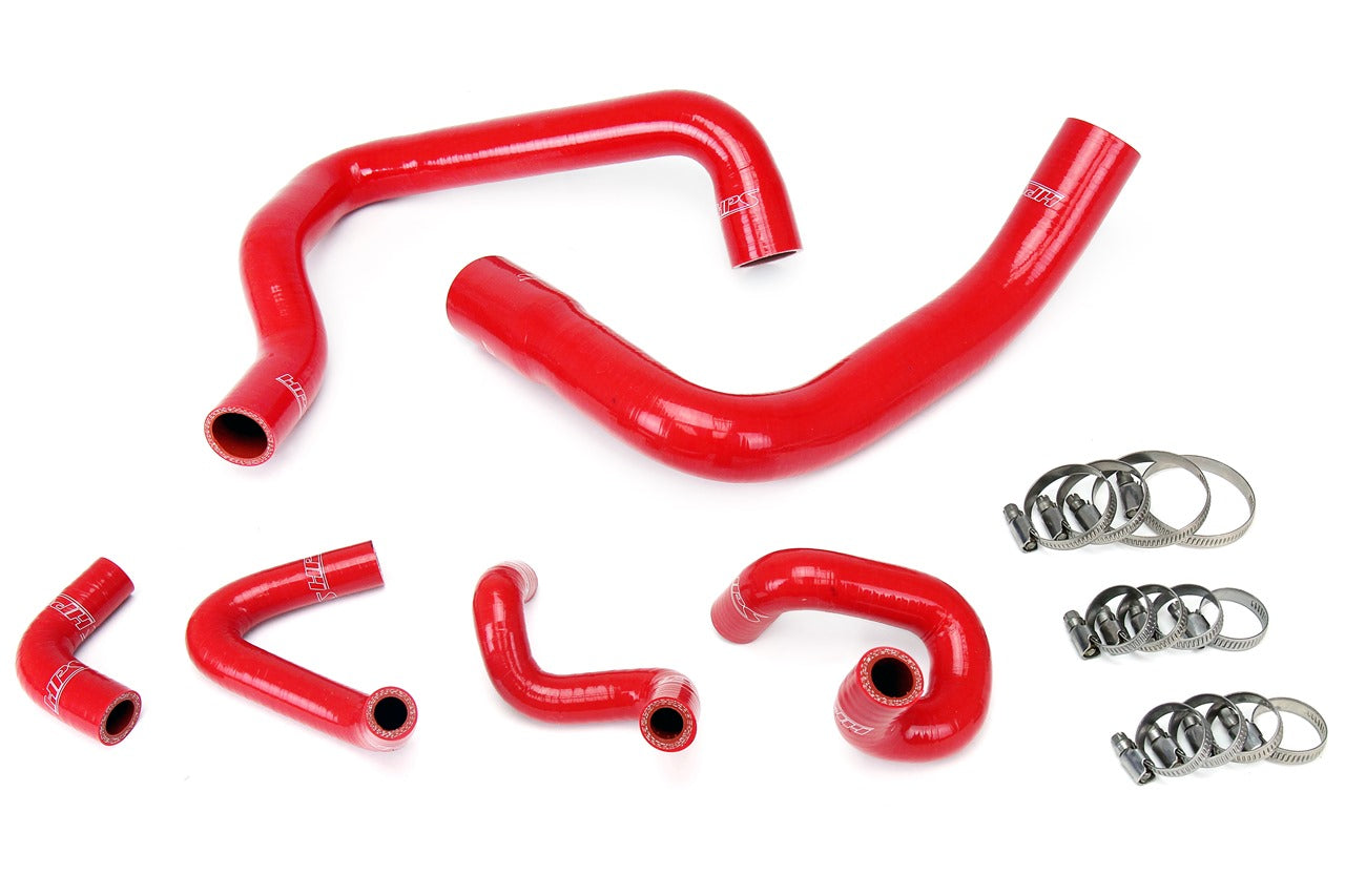 HPS 57-1010-RED Ford 1986-1993 Mustang GT / Cobra-Radiator + Heater Hose