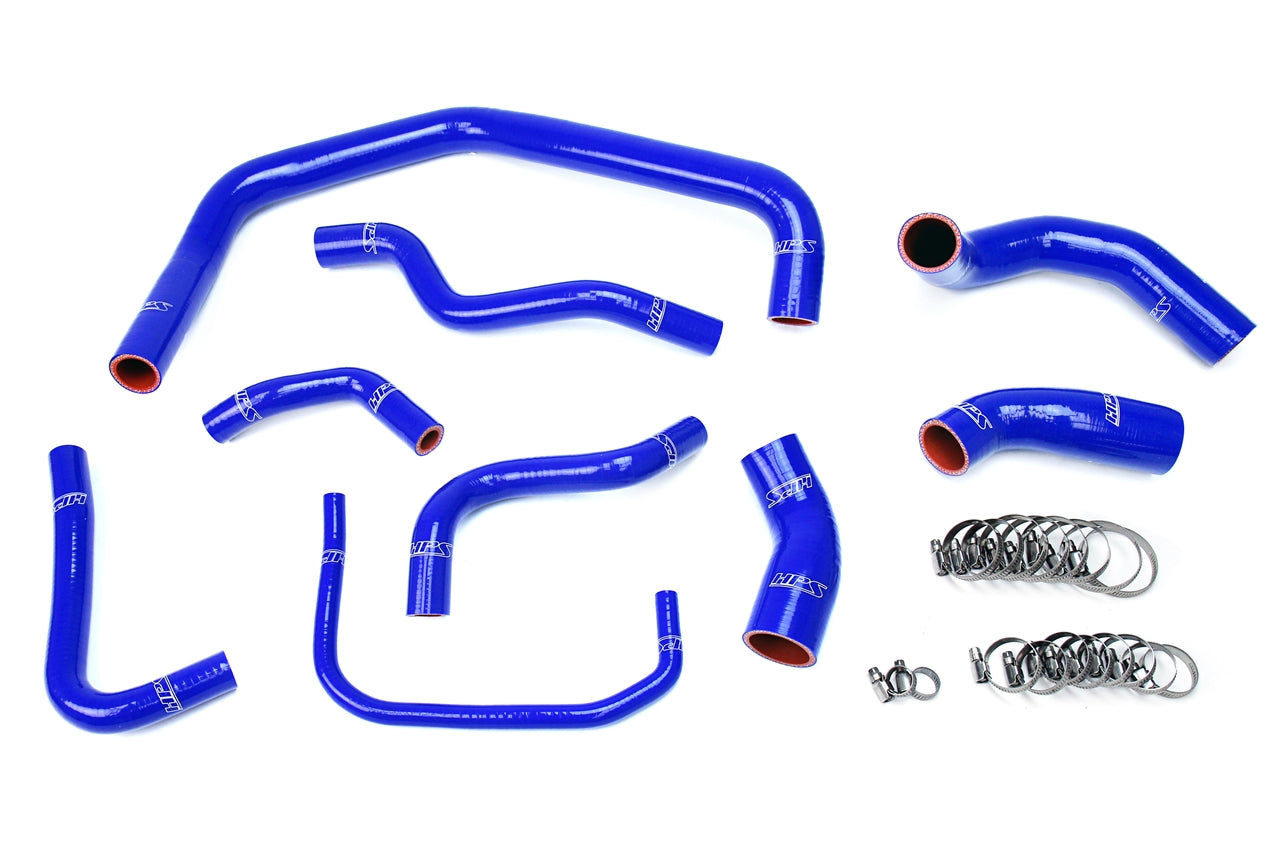 HPS 57-1728-BLUE Ford 2003-2004 Mustang SVT Cobra 4.6L V8 Supercharged-Radiator Hose