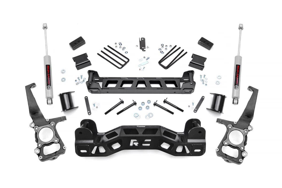 4 Inch Lift Kit | Ford F-150 2WD | 2009-2010 | Rough Country | 57231