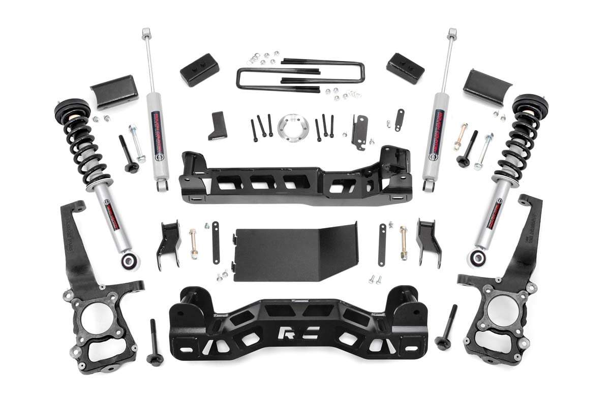4 Inch Lift Kit | N3 Struts | Ford F-150 4WD | 2011-2013 | Rough Country | 57432
