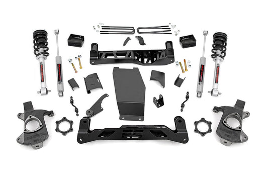 5 Inch Lift Kit | Cast Steel | N3 Struts | Chevrolet Silverado/GMC Sierra 1500 | 2014-2018 | Rough Country | 22333