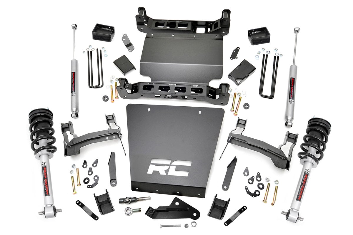 5 Inch Lift Kit | Bracket | N3 Struts | Chevrolet Silverado/GMC Sierra 1500 | 2014-2018 | Rough Country | 29133