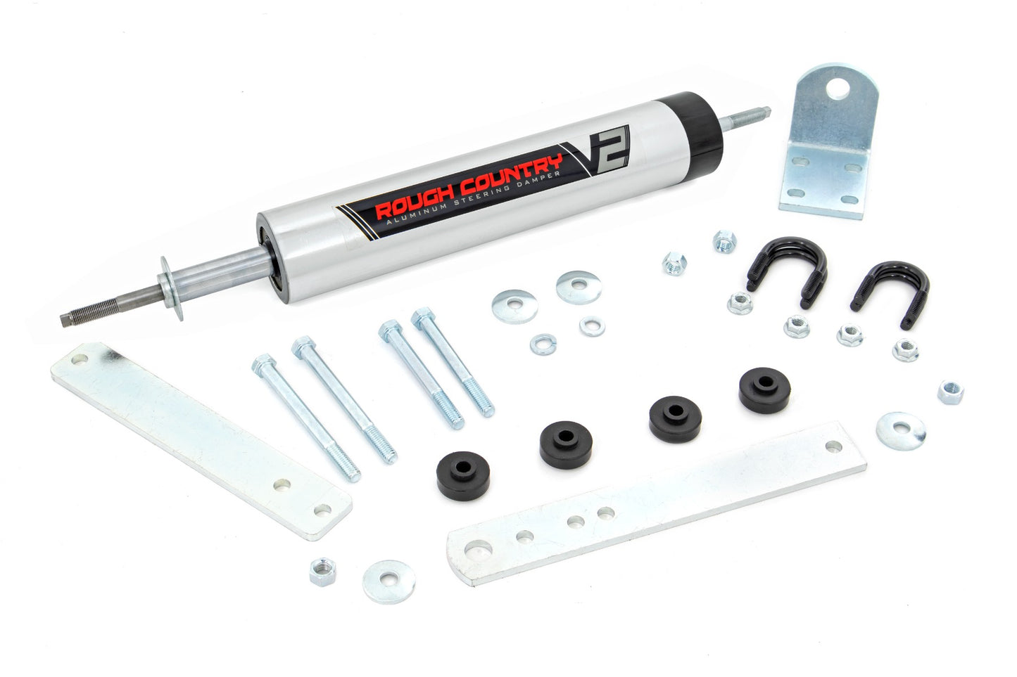 V2 Steering Stabilizer | Ford Bronco/F-150/F-250 | 1980-1996 | Rough Country | 8734270