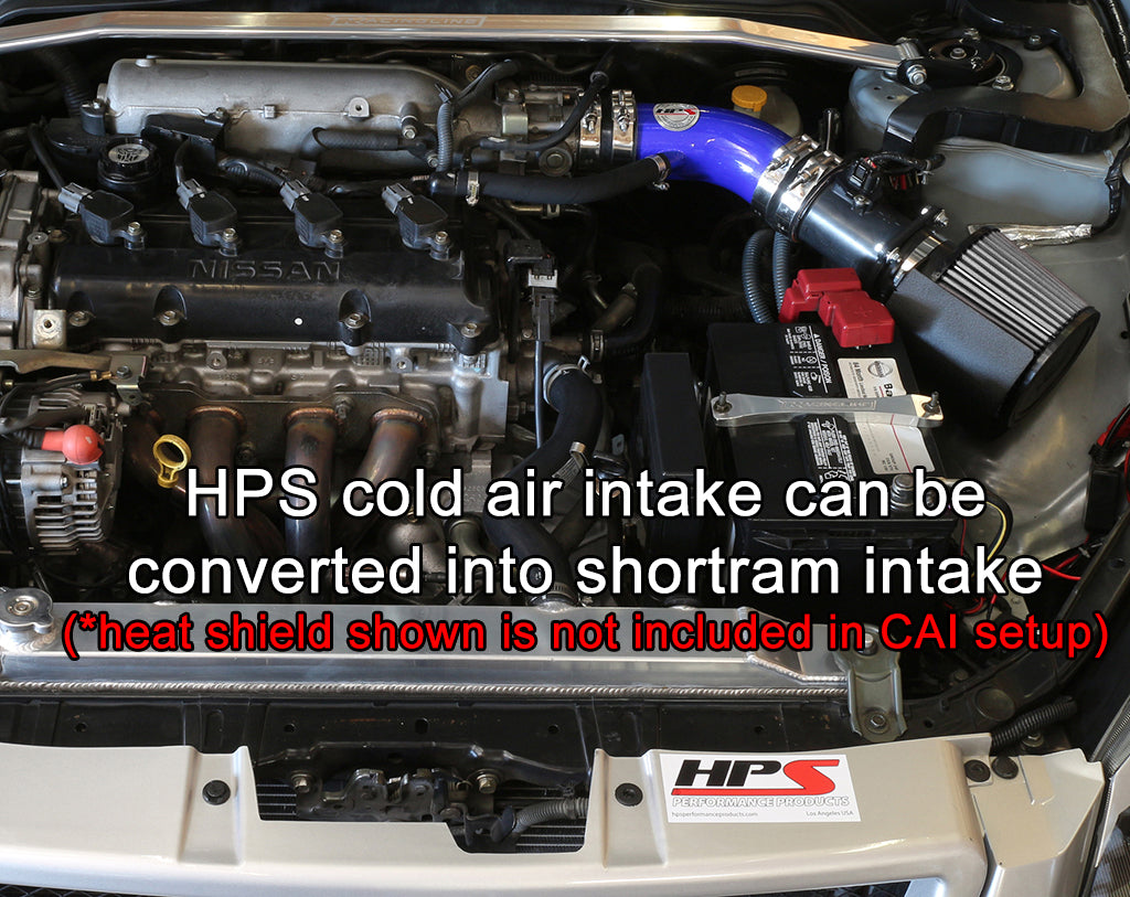 HPS Blue Cold Air Intake for 2002-2006 Nissan Altima 2.5L 4Cyl