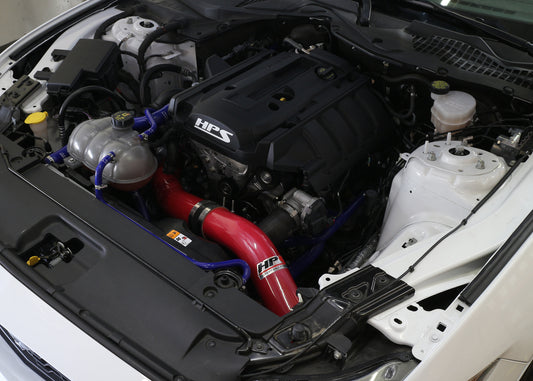 HPS Red Cold Air Intake for 2015-2020 Ford Mustang Ecoboost 2.3L Turbo