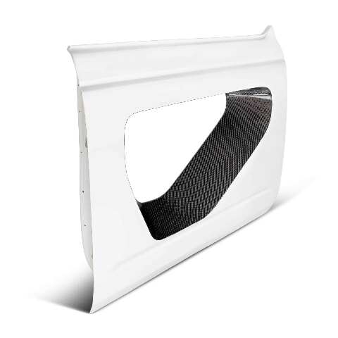 2021-2024 Ford Bronco 2DR Fiberglass Halo Doors With Carbon Fiber Inserts - Anderson Composites - AC-DD21FDBR2D-HA-PC