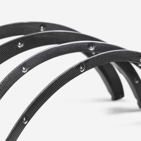 2021-2024 Ford Bronco 4DR Carbon Fiber Fender Flare Delete Kit - Anderson Composites - AC-FDL21FDBR4D