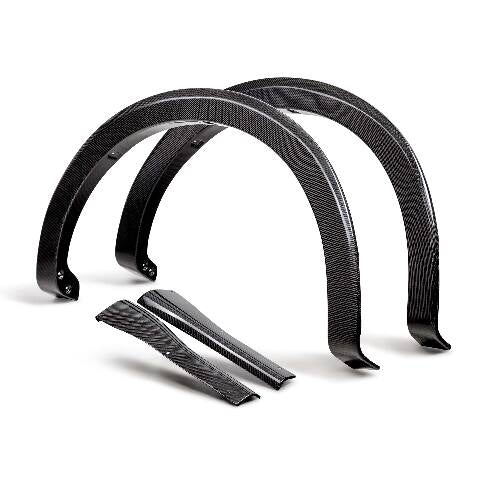 2021-2024 Ford F-150 XL Type-AO Carbon Fiber Rear Fender Flares - Anderson Composites - AC-FLR21FDF150-R-AO