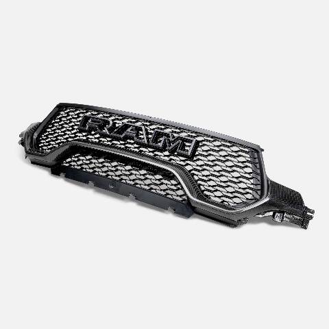 2021-2024 Ram 1500 TRX Type-OE Carbon Fiber Front Grille Lower Trim - Anderson Composites - AC-GT21DGTRX-L