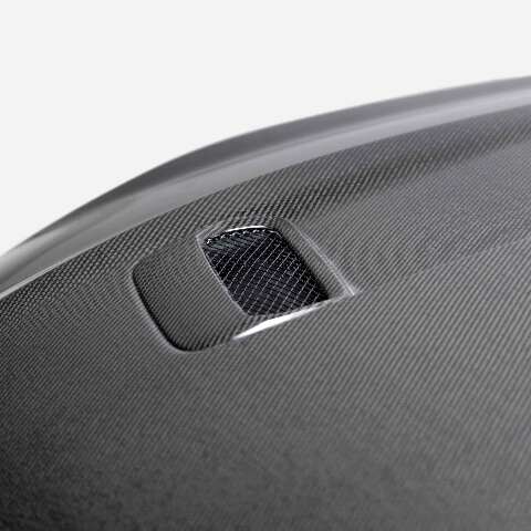 2021-2023 Ford Mustang Mach 1 Type-SK Double-Sided Carbon Fiber Hood - Anderson Composites - AC-HD21FDMUM1-SK-DS