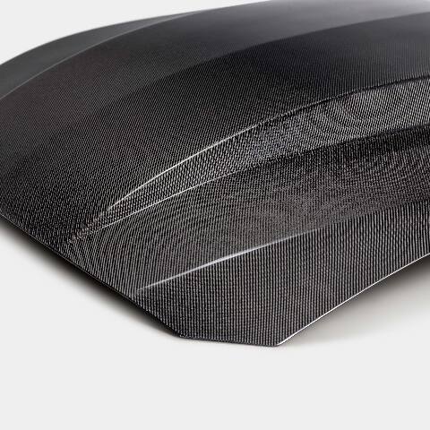 2024 Ford Mustang Type-CJ Double-Sided Carbon Fiber Cowl Hood - Anderson Composites - AC-HD24FDMU-CJ-DS
