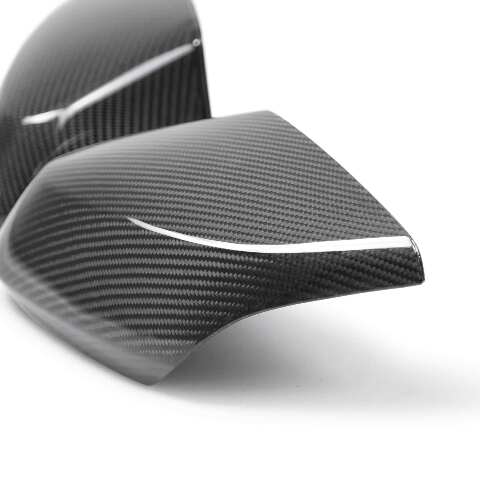 2020-2024 Chevrolet Corvette (C8) Carbon Fiber Replacement Mirror Covers - Anderson Composites - AC-MC20CHC8