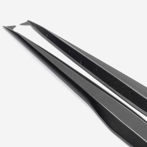 2023-2024 Chevrolet Corvette Z06 (C8) Carbon Fiber Rocker Panel Splitter - Anderson Composites - AC-SS23CHC8Z6