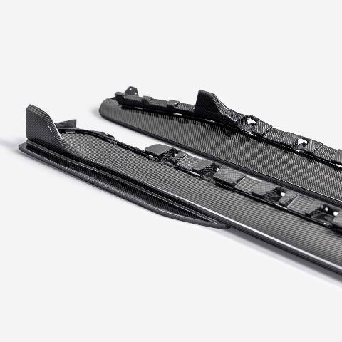 2024 Ford Mustang Type-GT5 Carbon Fiber Side Rocker Panel Splitter - Anderson Composites - AC-SS24FMDU-GT5