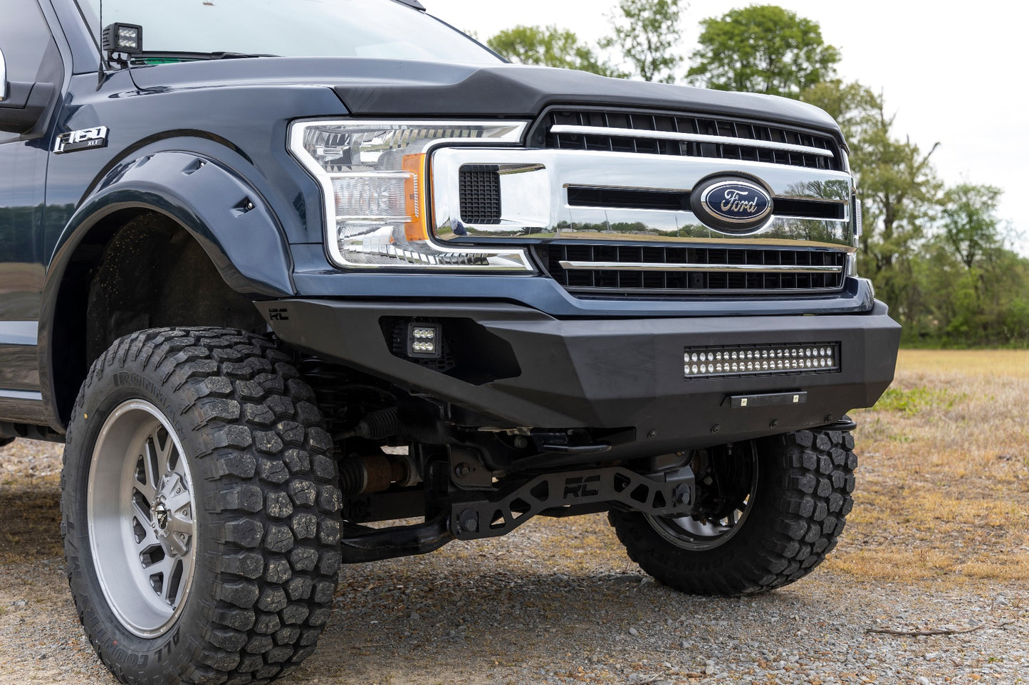 Front Bumper | High Clearance | Skid Plate | Ford F-150 | 2018-2020 | Rough Country | 10756A