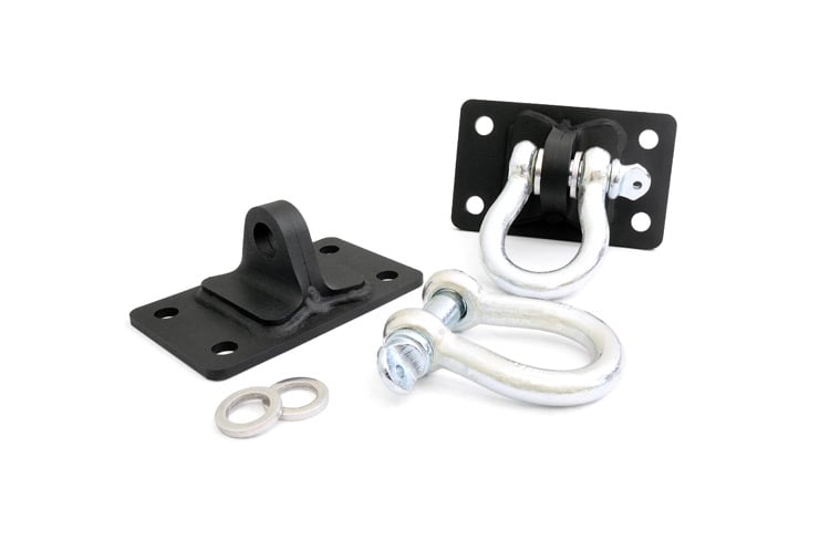 D-Rings & Mounts (Pair) | Rough Country | 1046