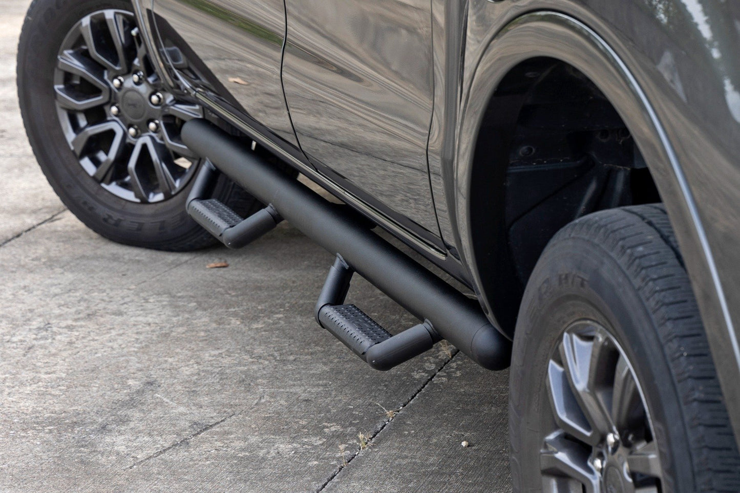 Nerf Steps | Cab Length | Crew Cab | Ford Ranger 2WD/4WD | 2019-2021 | Rough Country | RCF1981CCB