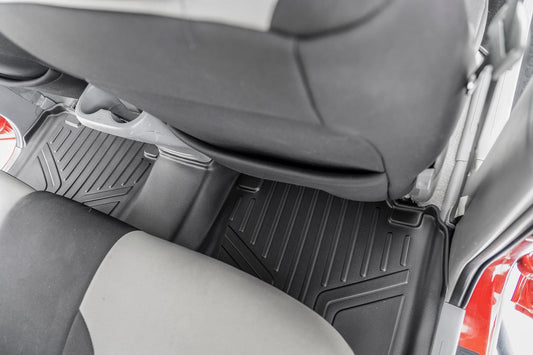 Floor Mats | Front and Rear | Toyota Tacoma 2WD/4WD | 2005-2011 | Rough Country | M-75113