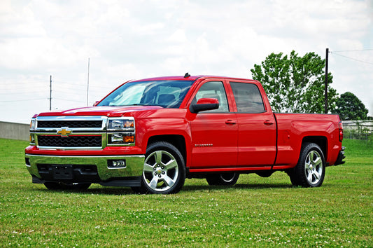 2 Inch Lowering Kit |4 Inch Rear Lowering | N3 Shocks | GMC Sierra/ Chevrolet Silverado 1500 2WD | 2014-2018 | Rough Country | 72330