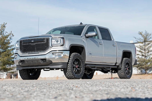 3.5 Inch Lift Kit | Cast Steel LCA | Chevrolet Silverado/GMC Sierra 1500 | 2014-2018 | Rough Country | 12430