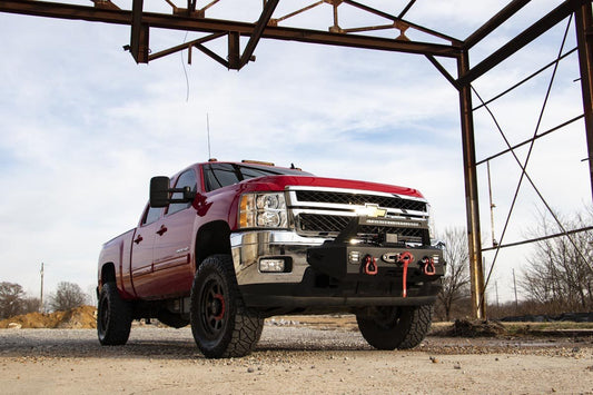 EXO Winch Mount Kit | Chevy Silverado 2500 HD/3500 HD | 2011-2019 | Rough Country | 10764