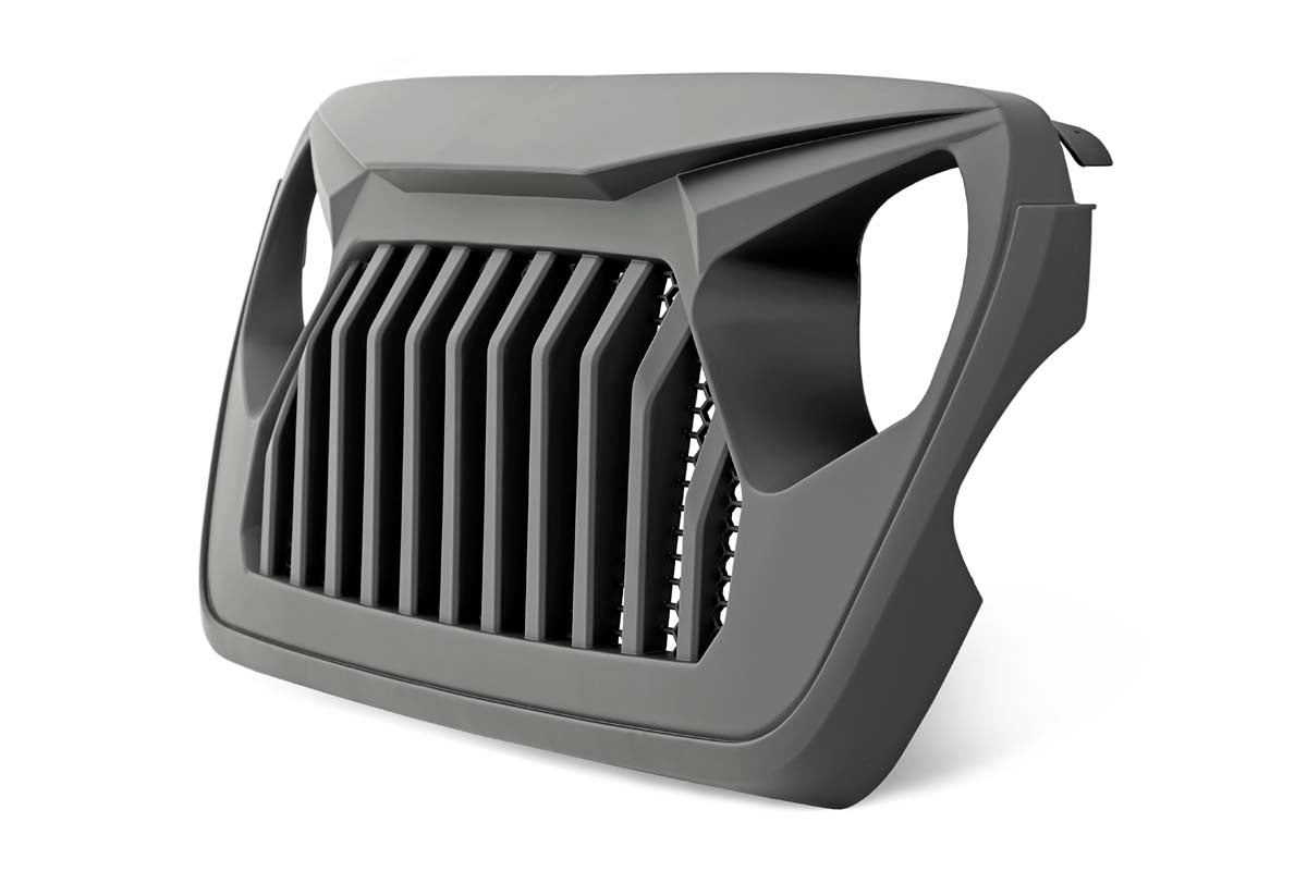 Jeep JL/JU/Gladiator Angry Eyes Replacement Grille | Rough Country | 10496