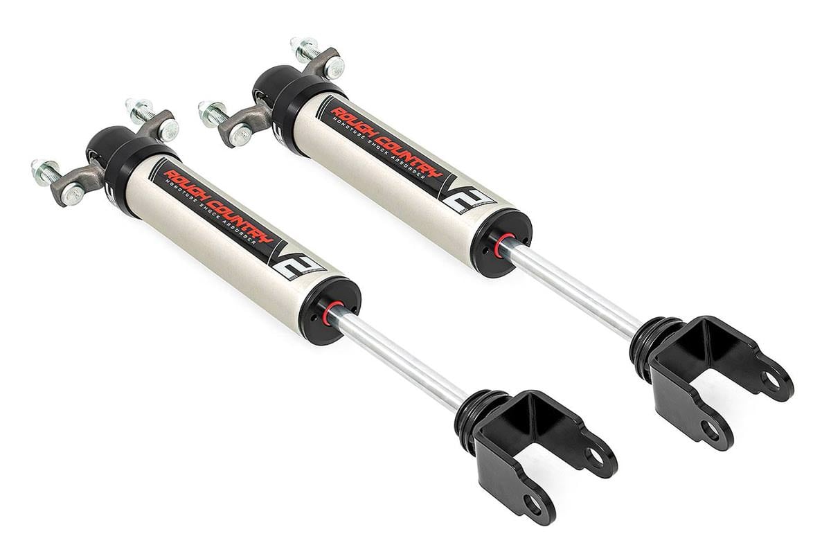 V2 Front Shocks | 3.5-4.5" | Chevrolet Silverado/GMC Sierra 2500HD/3500HD | 2011-2022 | Rough Country | 760780_A