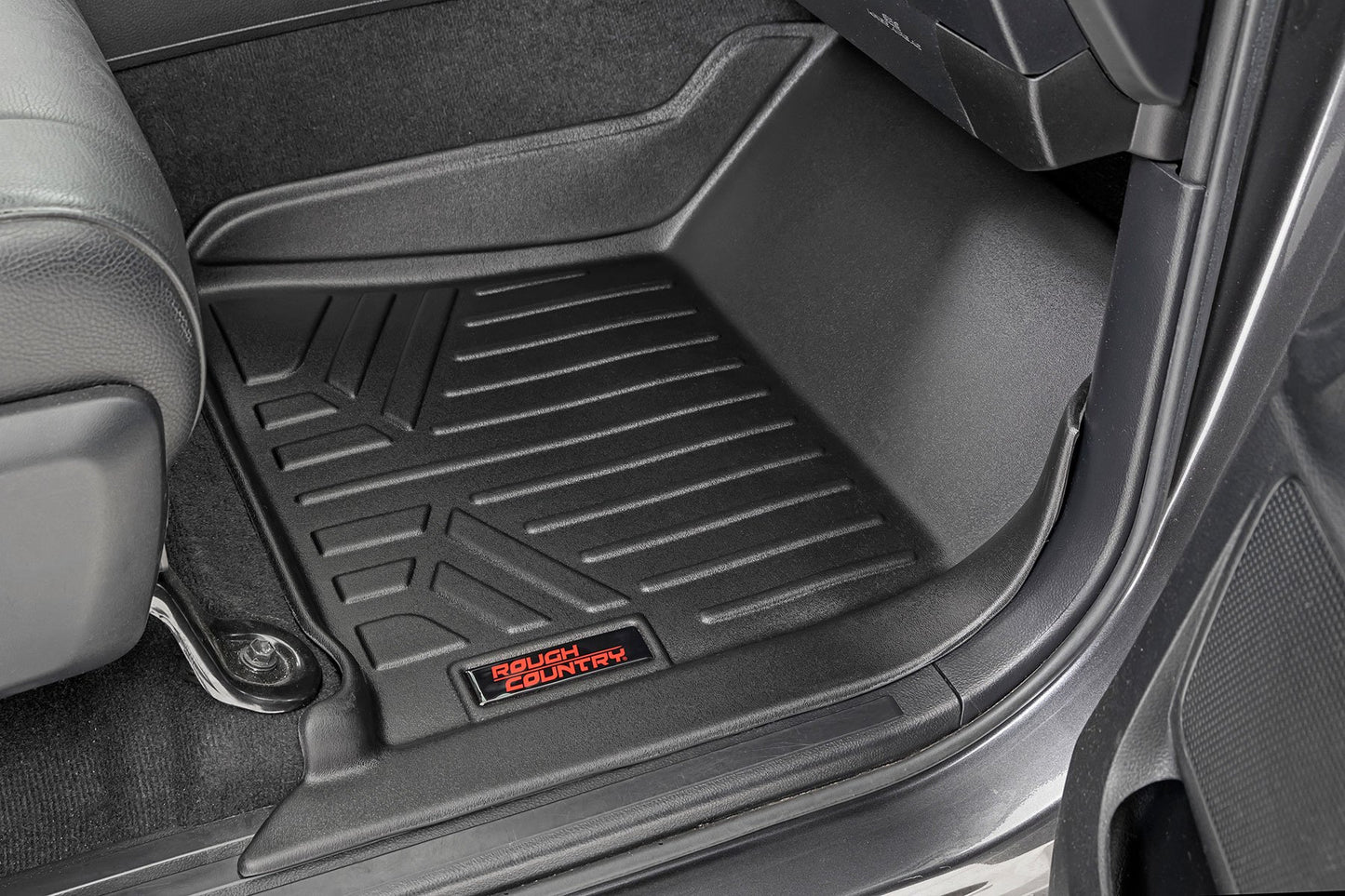 Floor Mats | FR & RR | CrewMax | Toyota Tundra 2WD/4WD | 2014-2021 | Rough Country | M-71770