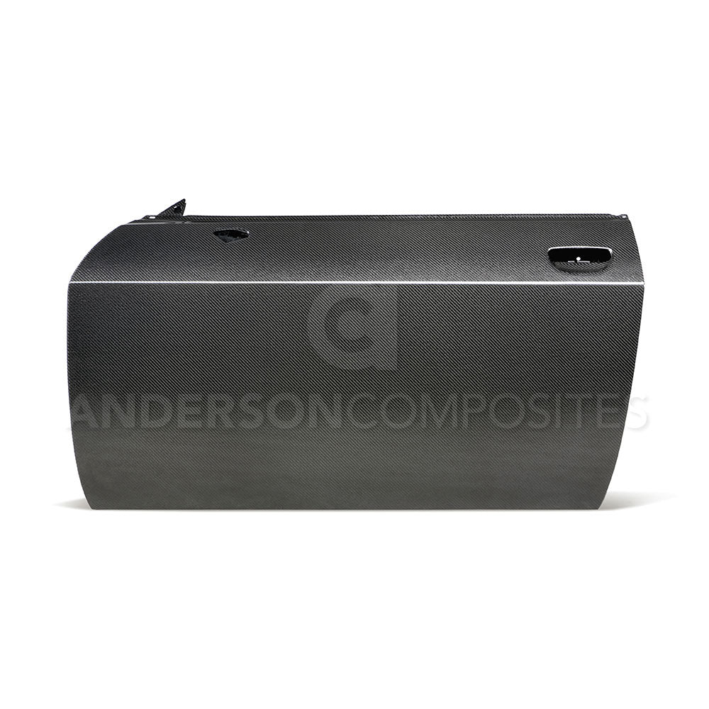 2015-2020 Dodge Challenger Dry Carbon Doors Pair Anderson Composites AC-DD0910DGCH