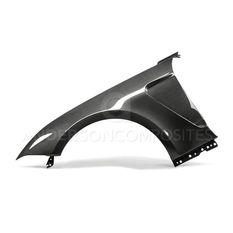 2018-2020 Ford Mustang Type-ST Fenders Vented Fiberglass (0.5 Inch Wider) Anderson Composites AC-FF18FDMU-GR
