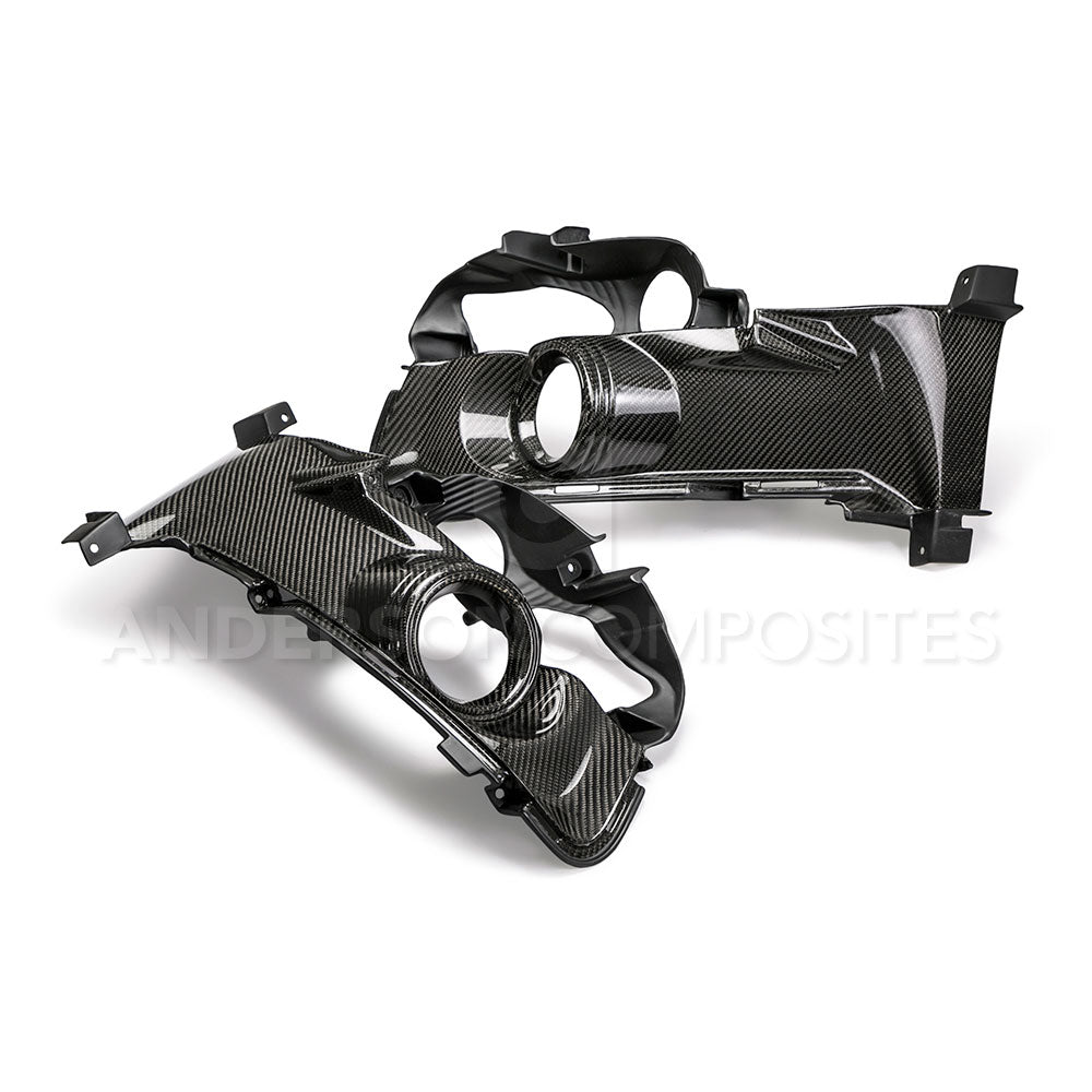 2015-2020 Ford Mustang Foot Plates - GT 1 Wing Anderson Composites AC-FLS15FDMU