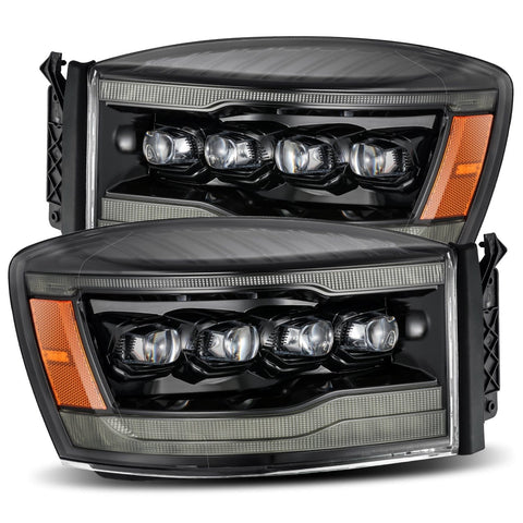 2006-2008 Dodge Ram NOVA-Series LED Projector Headlights Alpha-Black Alpha-Rex  880538