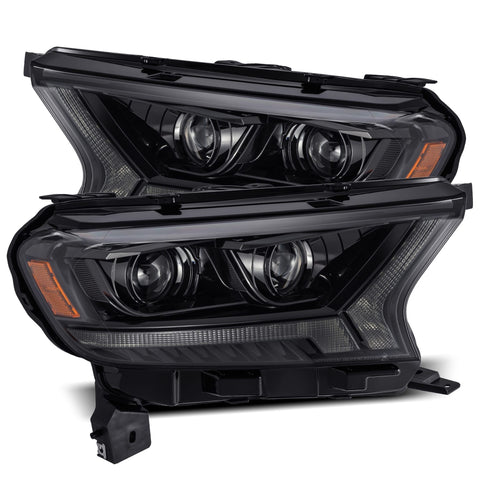 2019-2022 Ford Ranger LUXX-Series LED Projector Headlights Alpha-Black Alpha-Rex  880121