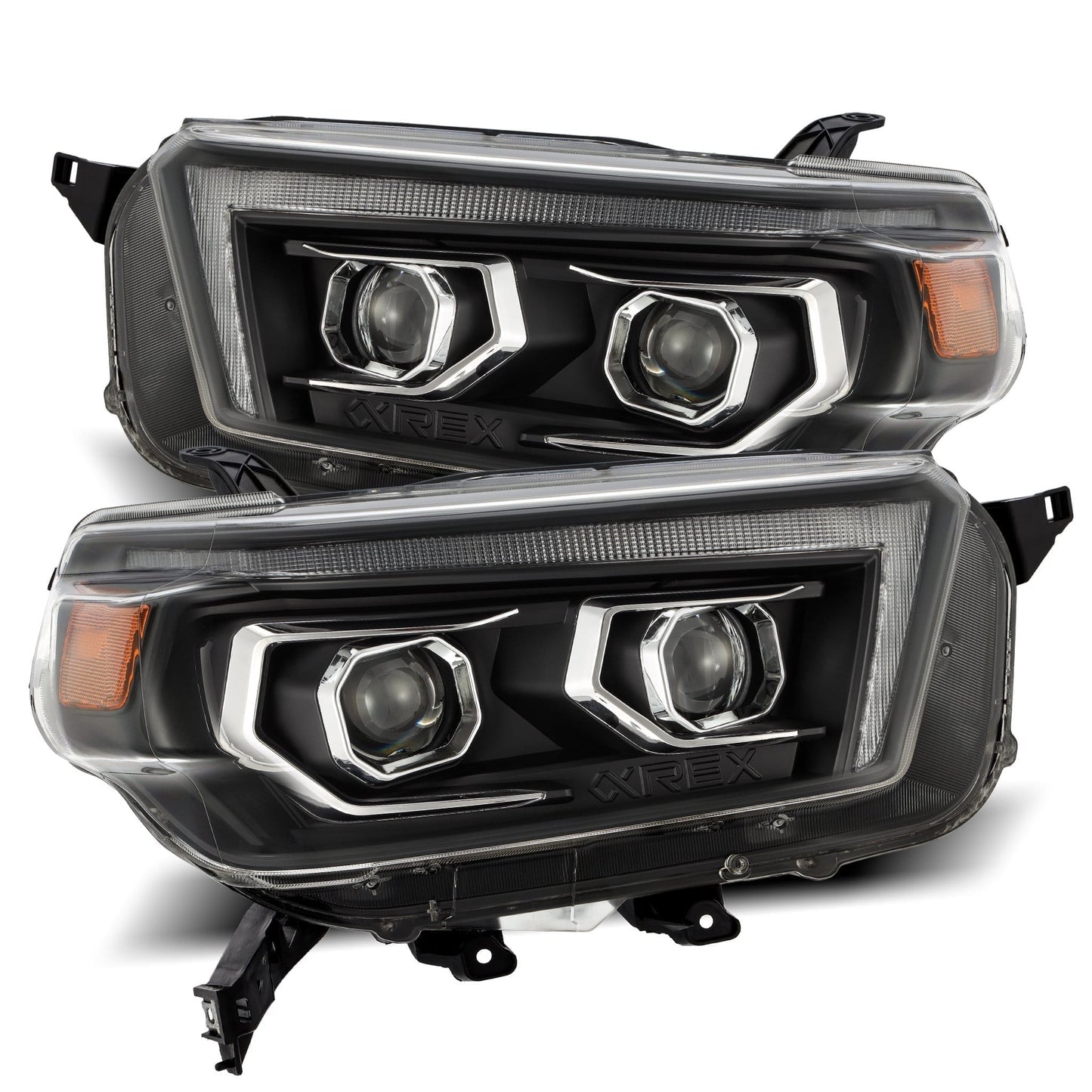 2010-2013 Toyota 4Runner LUXX-Series Projector Headlights Black Alpha-Rex 880757