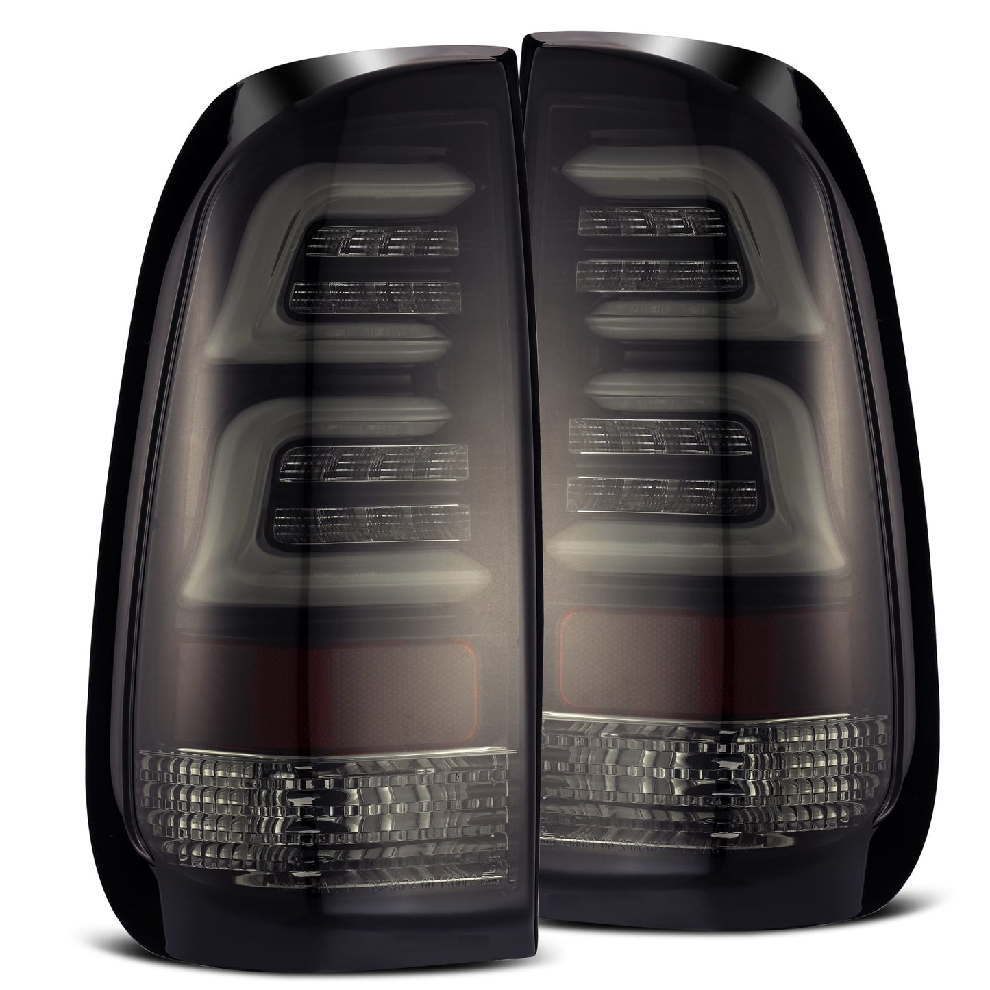 1997-2003 Ford F150 / 99-2016 F250/F350 Super Duty PRO-Series LED Tail Lights Jet Black Alpha-Rex 654010