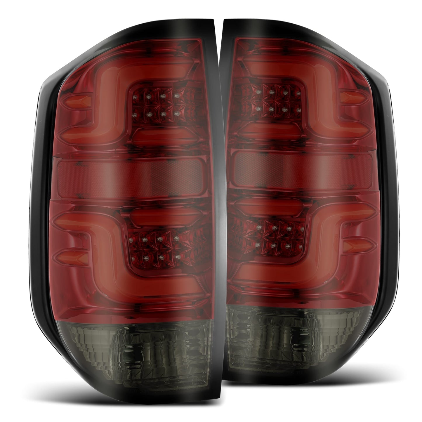 2014-2021 Toyota Tundra PRO-Series LED Tail Lights Red Smoke Alpha-Rex 672020