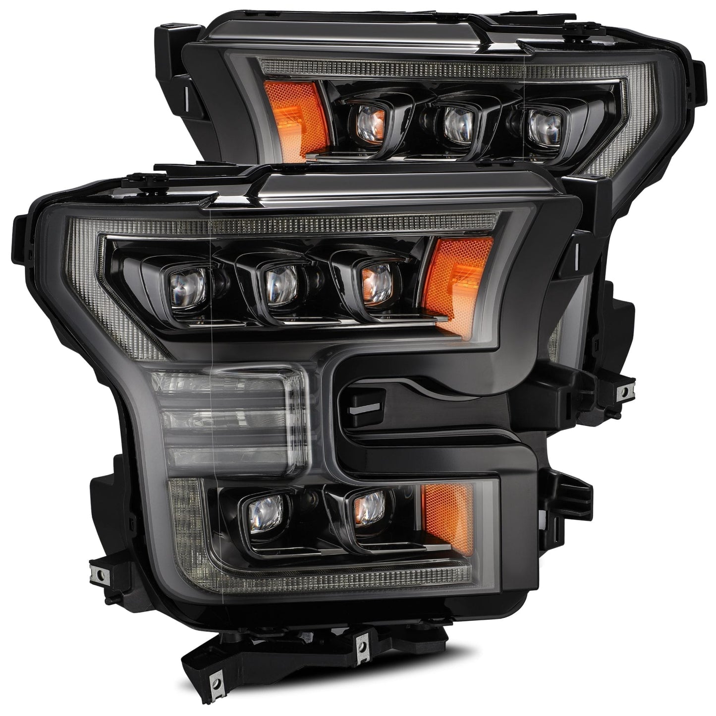 2015-2017 Ford F20150 / 2017-20 F20150 Raptor NOVA-Series LED Projector Headlights Alpha-Black Alpha-Rex 880163