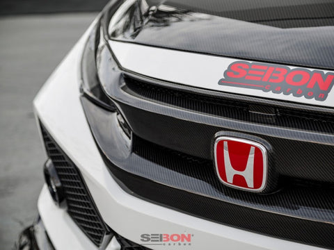 Honda Civic Front Grille - Carbon Fiber