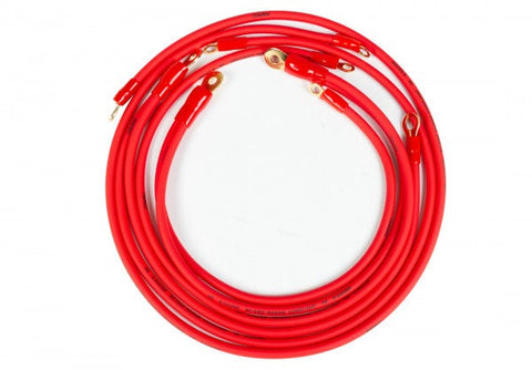1995-1999 Nissan Maxima Grounding Kit [Red Wires] - 606360R