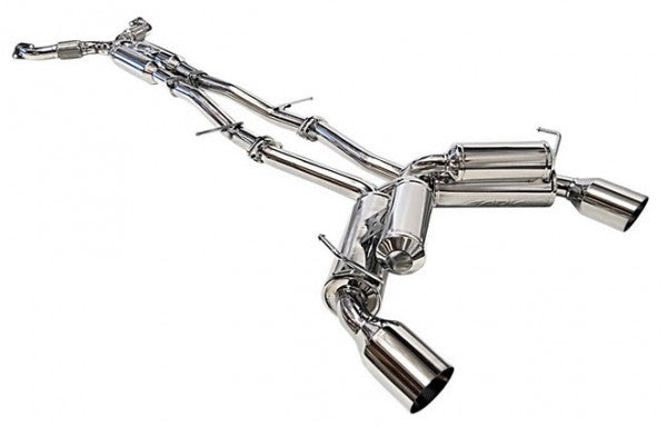 ARK 2008-2013 Infiniti G37 Coupe AWD Grip Exhaust System w/ Polished Tips SM1102