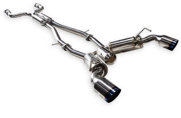 2008-2015 Infiniti G37, Q60 Coupe AWD Grip Exhaust System w/ Tecno Tips - SM1102-0307G