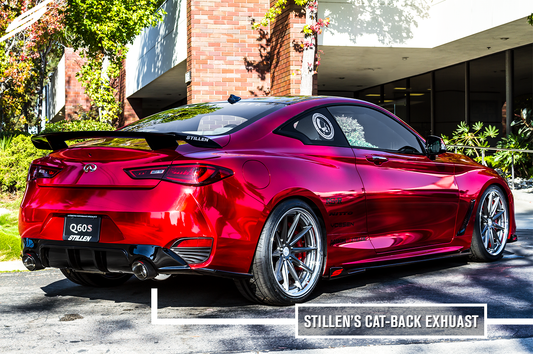 Q60 3.0T Cat-Back Exhaust: Built by STILLEN