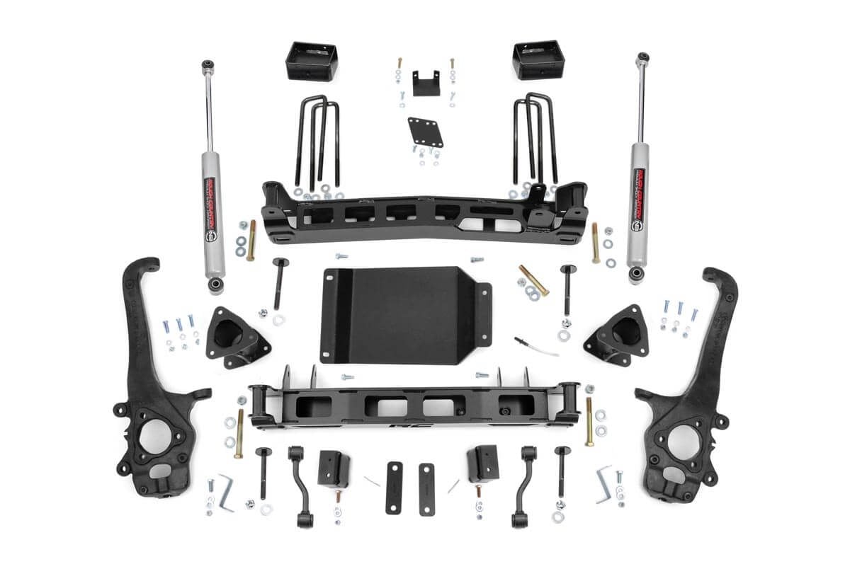 4 Inch Lift Kit | N3 Shocks | Nissan Titan 2WD/4WD | 2004-2015 | Rough Country | 874.2