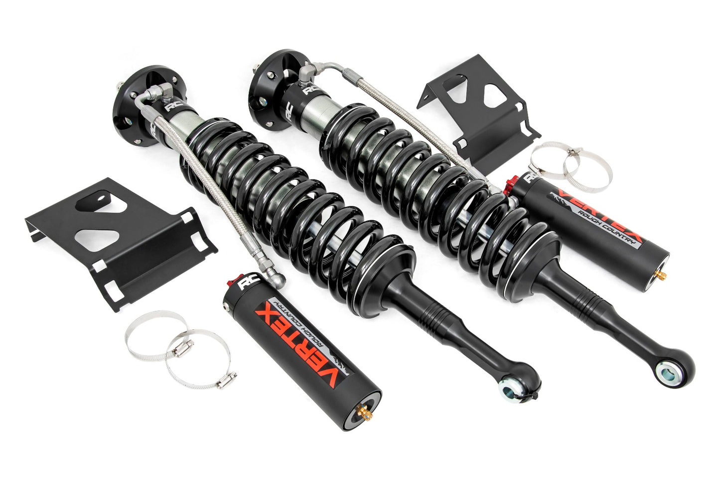 Vertex 2.5 Adjustable Coilovers | 6" | Toyota Tacoma 2WD/4WD | 2005-2022 | Rough Country | 689014